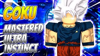 MASTERED ULTRA INSTINCT GOKU Dragon Ball Ultimate Roblox Dragon Blox Ultimate [upl. by Hurwit]