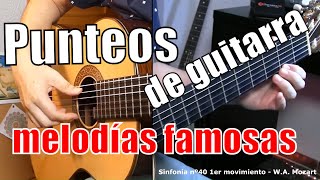 Punteos famosos para tocar en guitarra [upl. by Noseyt174]