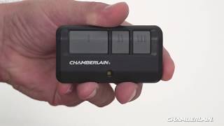 How to Program Chamberlains 950ESTD and 953ESTD Remote Controls to a Garage Door Opener [upl. by Odlavso703]