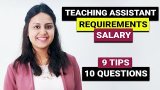 Teaching Assistant 10 things every future TA should know  9 tips to be an amazing TA  Student Job [upl. by Gaskins]