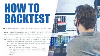 How to Backtest a Trading Strategy Getting Started [upl. by Nylave]