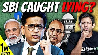 Is SBI Lying to Supreme Court over Electoral Bond Details  Akash Banerjee [upl. by Vod463]