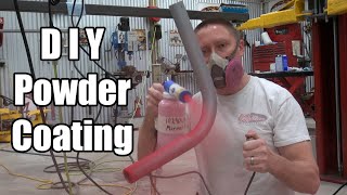 DIY Powder Coating  How to  Eastwood Co Kit Try Out [upl. by Elinet]