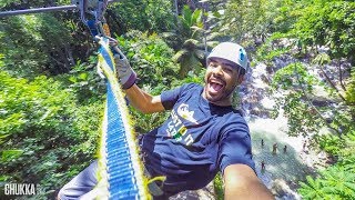 How about Ziplining over the legendary Dunns River Falls in Jamaica [upl. by Zela601]