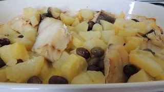 Baccalà al forno con le patate  Cod with potatoes [upl. by Irahc]