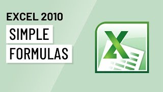 Excel 2010 Simple Formulas [upl. by Loggia]