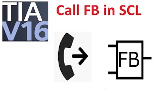 How to call an FB in OB1 for SIEMENS TIA portal in SCL  S7300  S7400  S71500 [upl. by Elfont857]