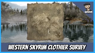 🗺️ Western Skyrim Clothier Survey Location  ESO PS4 [upl. by Konstantin]