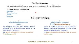 VLSI Technology  L13  Epitaxy Method  Vapor Phase Epitaxy  Thin Film Deposition [upl. by Einahpet]