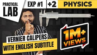 Plus Two Physics  Practical Lab  Vernier Calipers  English Subtitles Malayalam [upl. by Imaj]