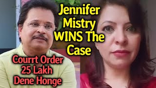 TMKOC Ki Jennifer Mistry Wins Case Against Asit Kumar Modi 25 Lakh Dene Honge [upl. by Lavoie]