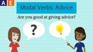 Modals for Advice Should amp Should Not [upl. by Rocco478]