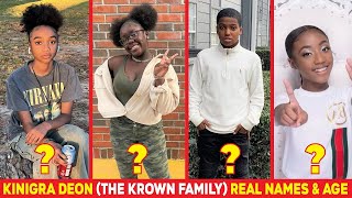 Kinigra Deon The KRown Family Real Names amp Ages 2022 [upl. by Raybourne35]