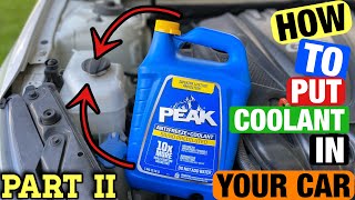 HOW TO PUT COOLANT IN YOUR CAR PART 2  KIA AND HYUNDAI CARS  GREEN COOLANT VS RED kia coolant [upl. by Ttej154]