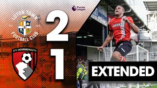 Luton 21 Bournemouth  Extended Premier League Highlights [upl. by Vittorio]