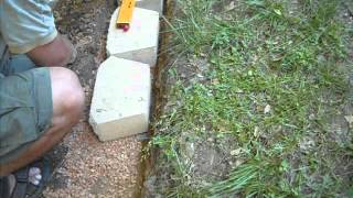 Building a Concrete Block Retention Wall [upl. by Hays380]