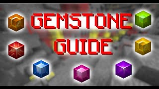 Gemstone guide Hypixel Skyblock [upl. by Crispa]