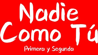 Marinera Norteña  Nadie Como Tú  Primera y Segunda Cantada Letra [upl. by Eleon]