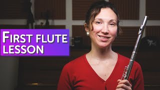 YOUR FIRST FLUTE LESSON  The Flute Channel TFC [upl. by Fernald]