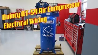 Quincy QT54 Air Compressor Set Up And Review [upl. by Ludeman]