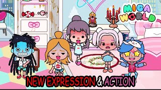 Miga Town My World  NEW UPDATE EXPRESSION AND ACTIONS [upl. by Meeharb243]