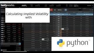 Calculating Implied Volatility from an Option Price Using Python [upl. by Lambrecht114]