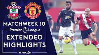 Southampton v Manchester United  PREMIER LEAGUE HIGHLIGHTS  11292020  NBC Sports [upl. by Ylrehs907]