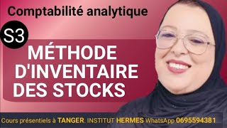 Comptabilité Analytique  Méthode dInventaire des Stocks [upl. by Paolina]