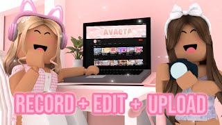 How To RECORD EDIT amp UPLOAD Roblox YouTube Videos [upl. by Erie]