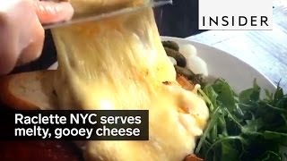 Raclette NYC has incredible cheese [upl. by Tinya]