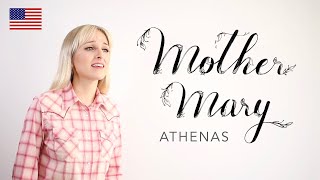 Athenas  Mother Mary  Contigo María en inglés  Catholic Music [upl. by Nylidnam766]