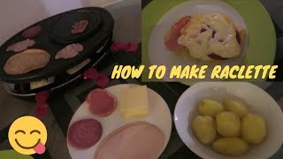 HOW TO MAKE RACLETTE STEP BY STEP [upl. by Had]