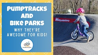 Pumptracks and Bike Parks Why Theyre Awesome for Kids Video Demonstration [upl. by Shaun640]