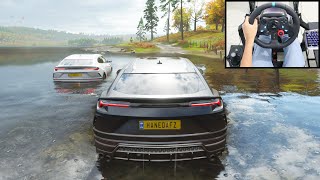 Lamborghini Urus  Forza Horizon 4 Online  Logitech g29 gameplay [upl. by Helsie41]