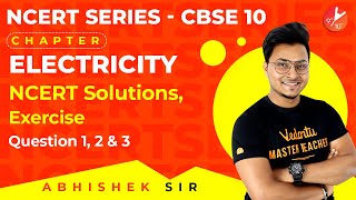 Electricity L9  NCERT Solutions  Exercises Questions 12 and 3  CBSE Class 10 Physics Vedantu [upl. by Duaner]