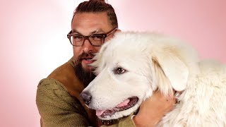 Jason Momoa The Puppy Interview [upl. by Enilasor632]