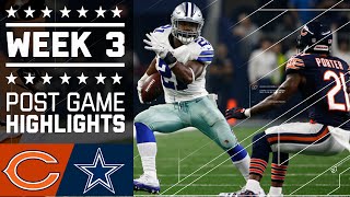 Bears vs Cowboys  NFL Week 3 Game Highlights [upl. by Onitsuj391]