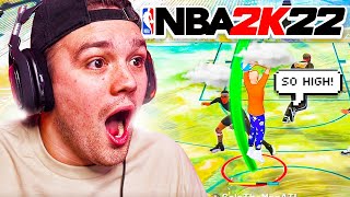 THE HIGHEST ARCHING JUMPSHOT on NBA 2K22 RAINBOW JUMPSHOT [upl. by Wieche]