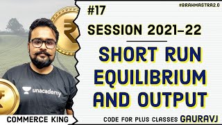 🔴 Short Run Equilibrium Output  AD AS Approach  Class 12 Macro Economics   17 [upl. by Nibur]