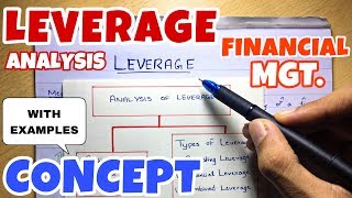 1 Leverage Analysis  Concept  Financial Management  BCOM  BBA  CMA [upl. by Robers]