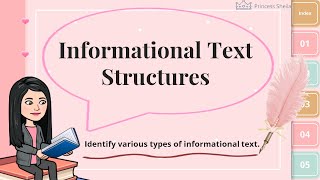 Informational Text Structures [upl. by Gilleod]