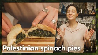 Palestinian Spinach Pies Sfeeha  Sahtein [upl. by Cristine]