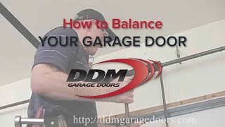 How to Balance Your Garage Door [upl. by Marko]