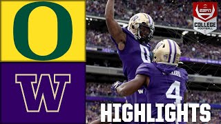 Oregon Ducks vs Washington Huskies  Full Game Highlights [upl. by Senecal]