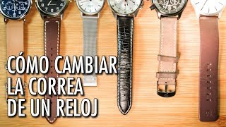 Cómo Cambiar La Correa De Un Reloj En Español [upl. by Niawat670]