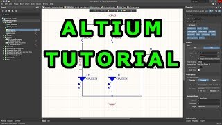 Tutorial 1 for Altium Beginners How to draw schematic and create schematic symbols [upl. by Akirehs]