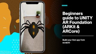 Beginners guide to UNITY AR Foundation ARKit amp ARCore  Build your first AR app from scratch [upl. by Einnoj482]