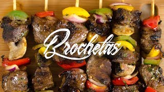 CÓMO HACER BROCHETAS DE RES 🍢🍖 Recién Cocinados [upl. by Newcomb]