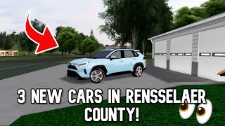 3 New Cars  Rensselaer County  ROBLOX [upl. by Anny]