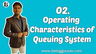 Operating Characteristics in Queuing System in operations Research [upl. by Ahsenauj525]